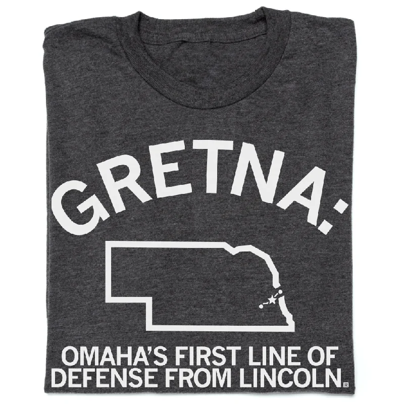 Designer T-Shirt for Fashion Lovers-Gretna: Line of Defense