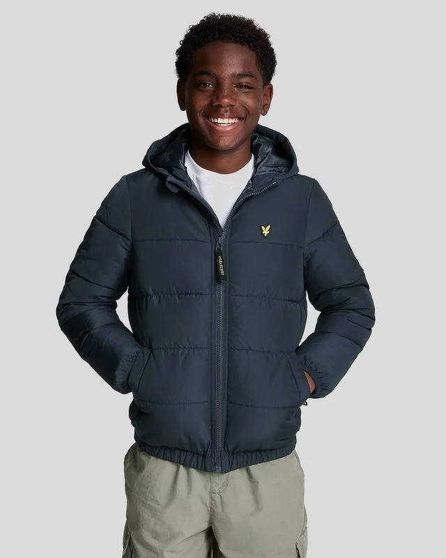 Water-Resistant Jackets for Rainy Days-Kids Quilted Puffer Jacket