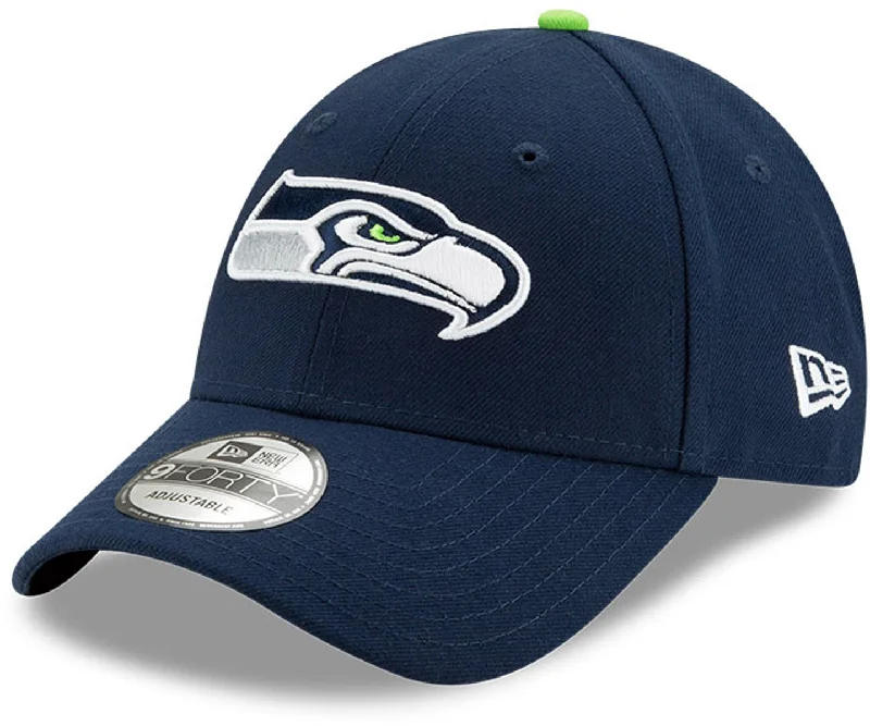 Newsboy Hats for Vintage Charm-Seattle Seahawks New Era 940 The League NFL Adjustable Cap