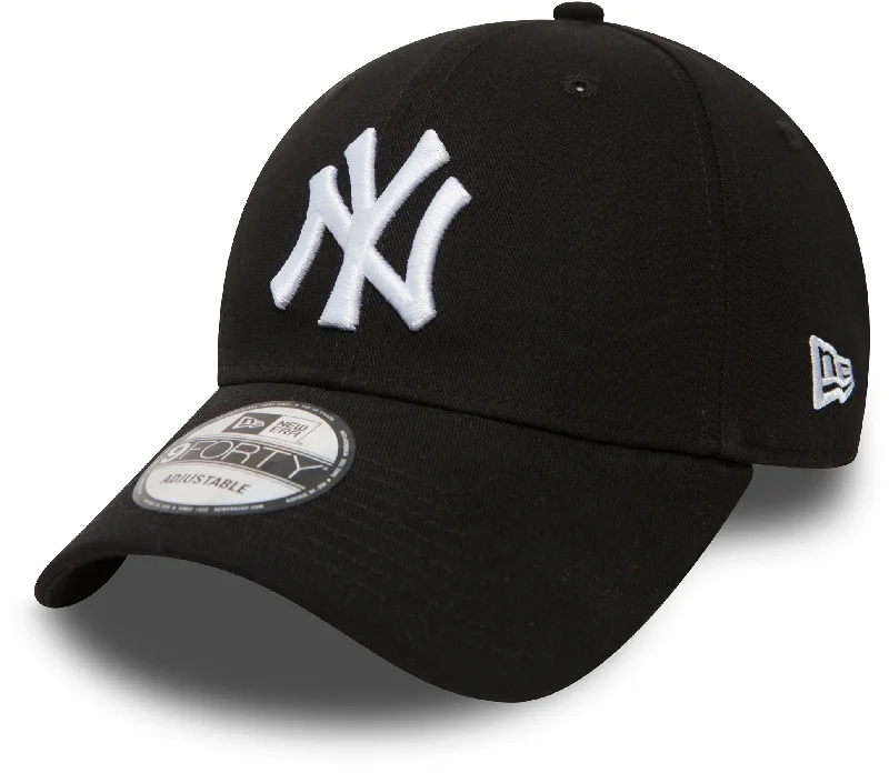 Vintage Baseball Caps for Classic Looks-New York Yankees New Era 9Forty League Basic Black Baseball Cap