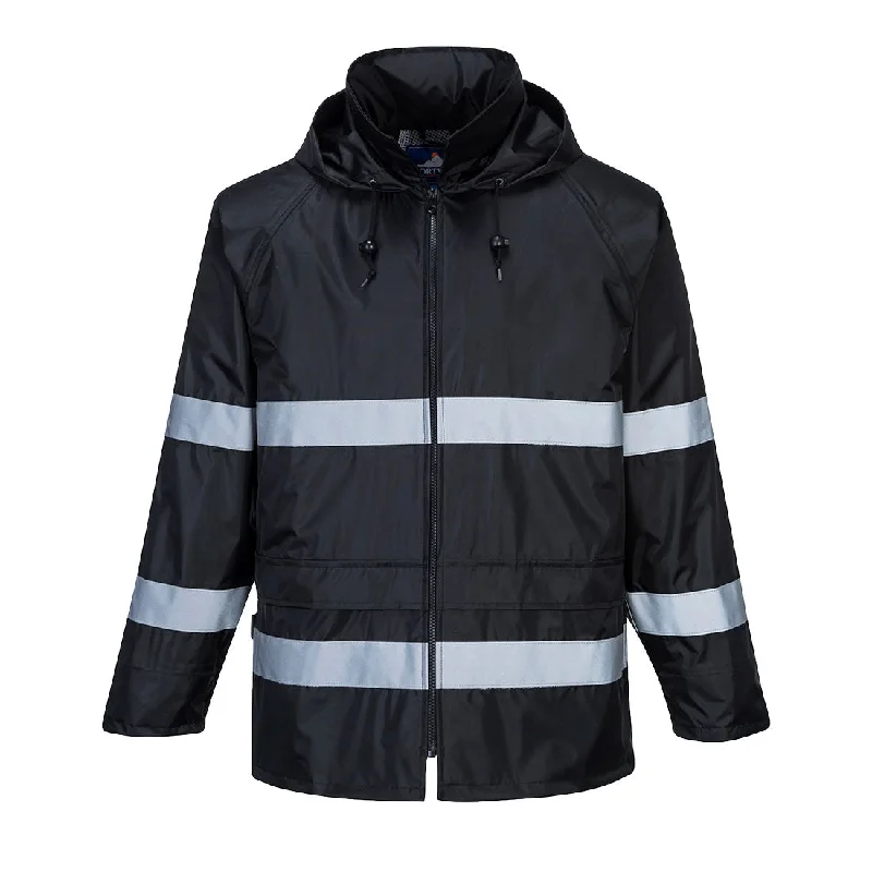 Water-Resistant Jackets for Outdoor Sports-Portwest F440 - Classic Iona Rain Jacket