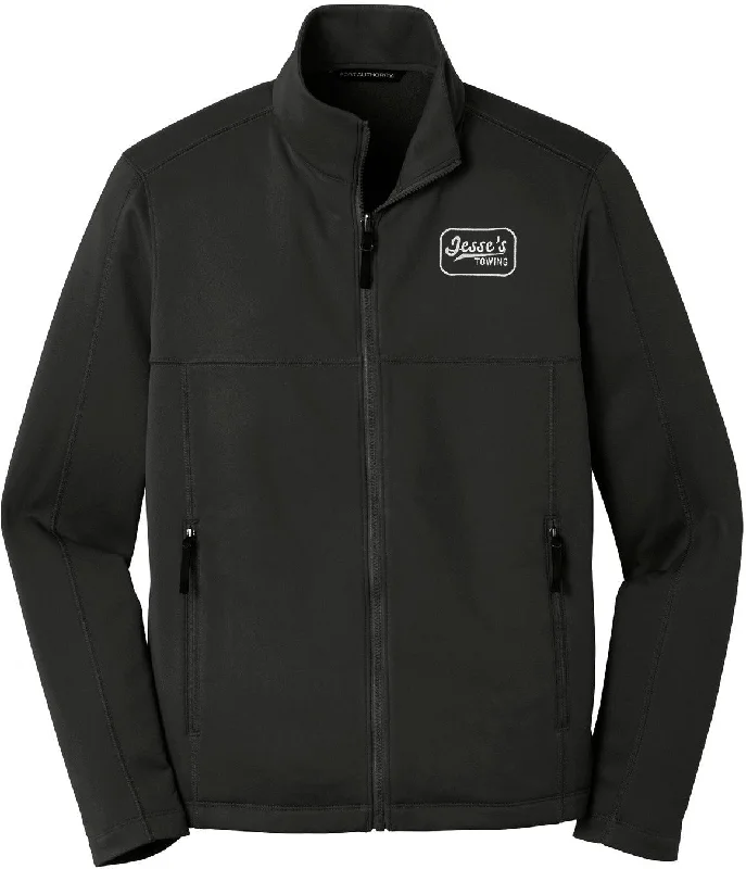 Stylish Jackets for Fall Weather-Port Authority Collective Smooth Fleece Jacket