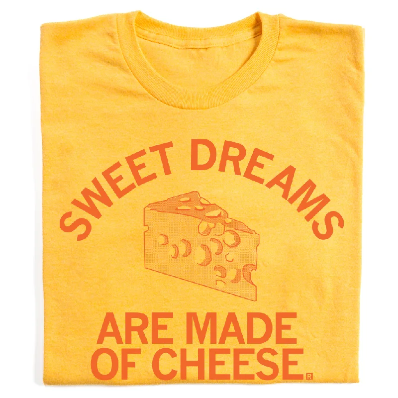 Minimalist T-Shirt for Clean, Modern Looks-Sweet Dreams Are Made Of Cheese