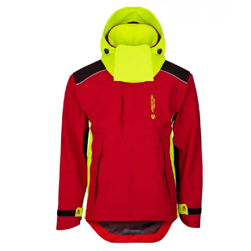 Performance Jackets for Hiking and Trekking-Smock Heavy Duty BreatheDry Red Jacket