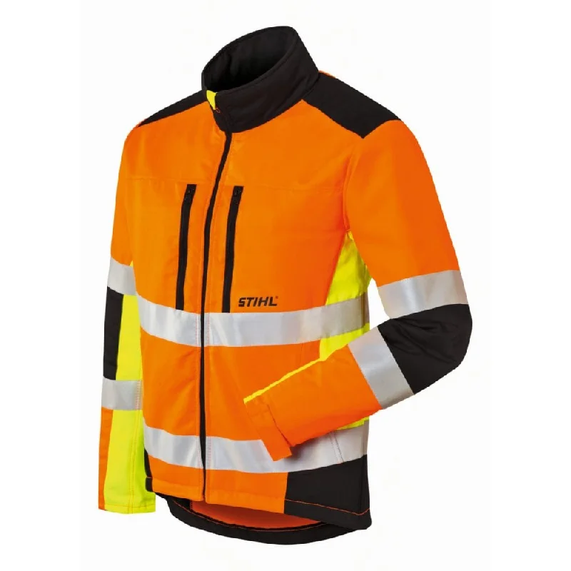 Soft Shell Jackets for Ultimate Comfort-MS Protect Cut Protection High Visibility Work Jacket