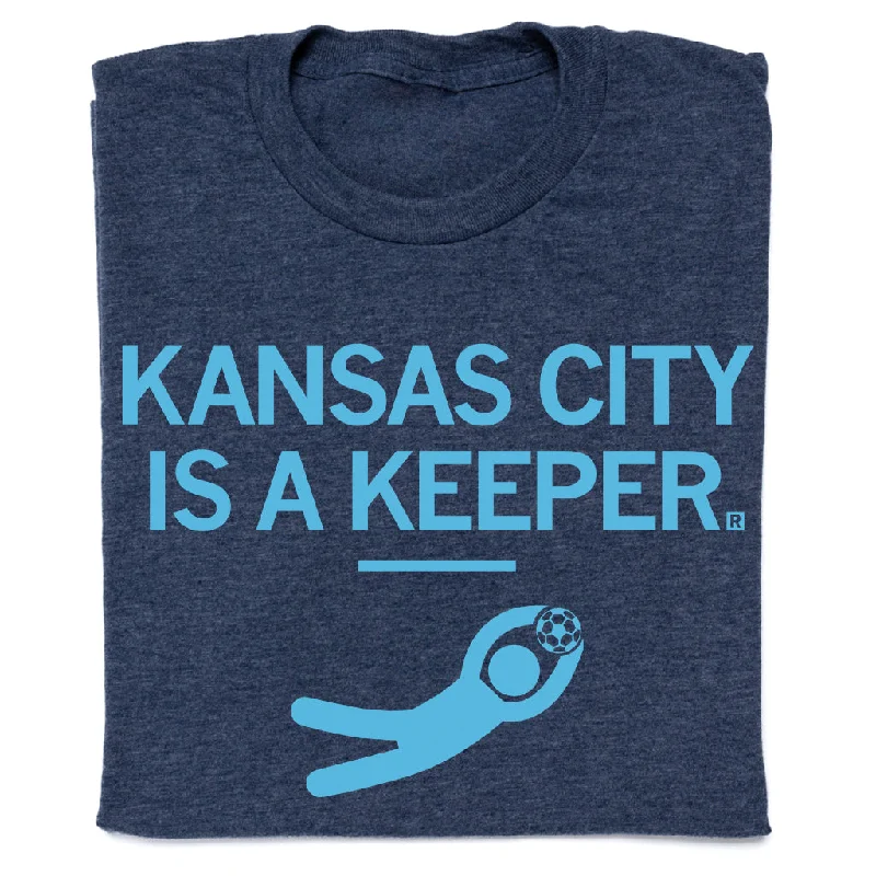 Soft Cotton T-Shirt for Ultimate Comfort-Kansas City Is A Keeper Navy