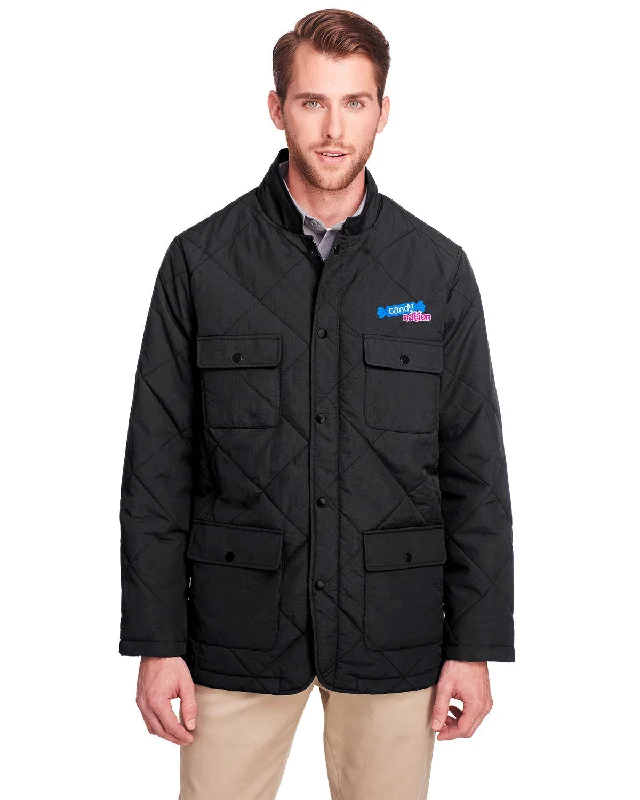 Thermal Jackets for Extreme Cold Conditions-UltraClub Dawson Quilted Hacking Jacket