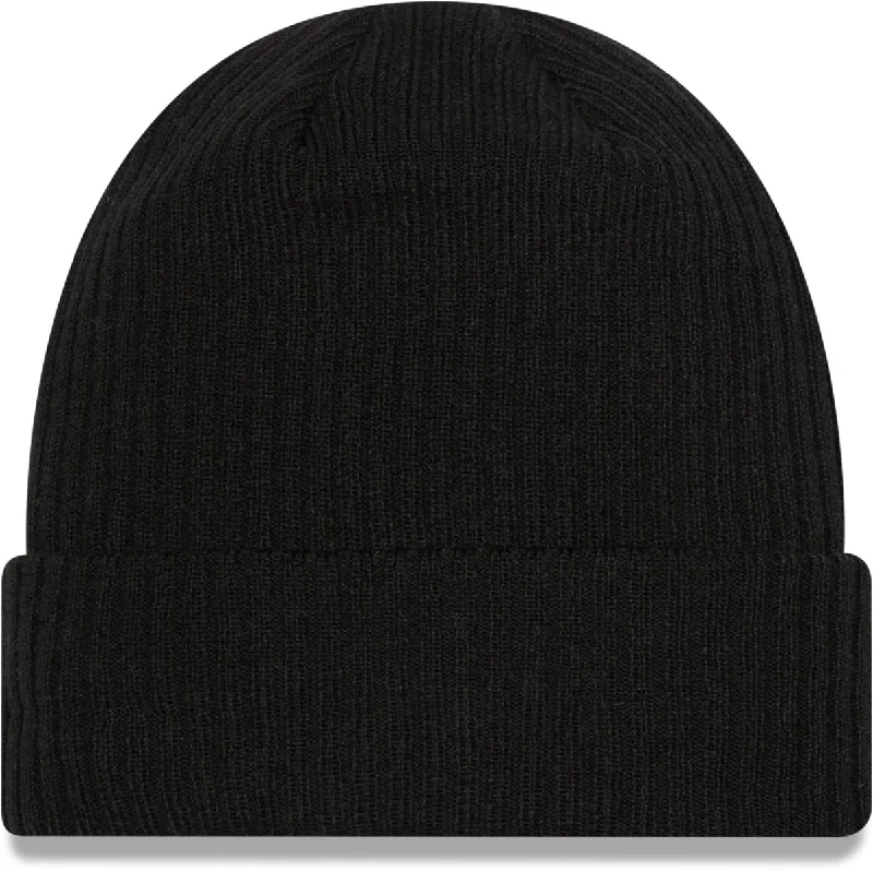 Comfortable Sun Hats for Outdoor Activities-New Era Colour Cuff Black Beanie