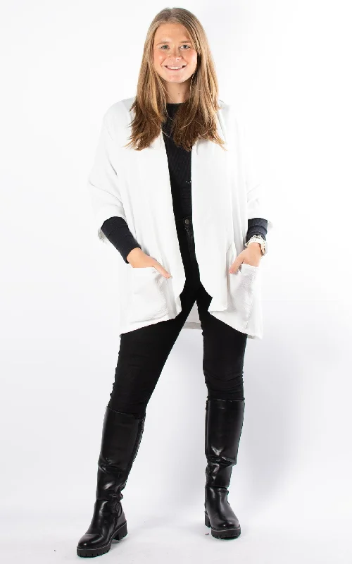 Thermal Jackets for Extreme Cold Conditions-Whoopi Jacket | White