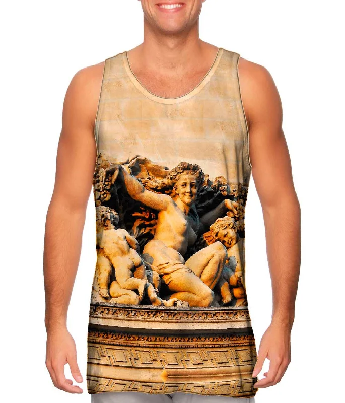 Premium Vests for Luxury Looks-Statues At Play In Glee