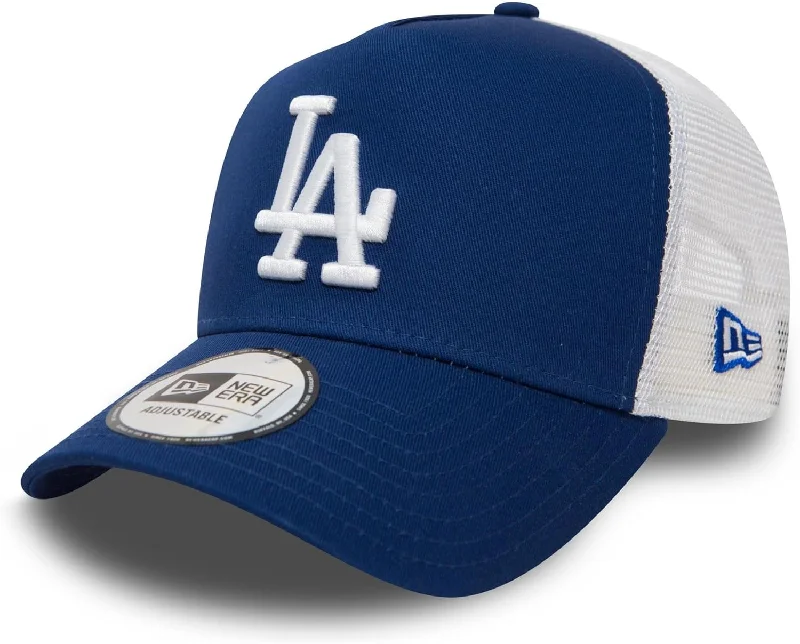 Statement Hats for Bold Fashion-Los Angeles Dodgers New Era MLB Royal Blue Clean Trucker Cap