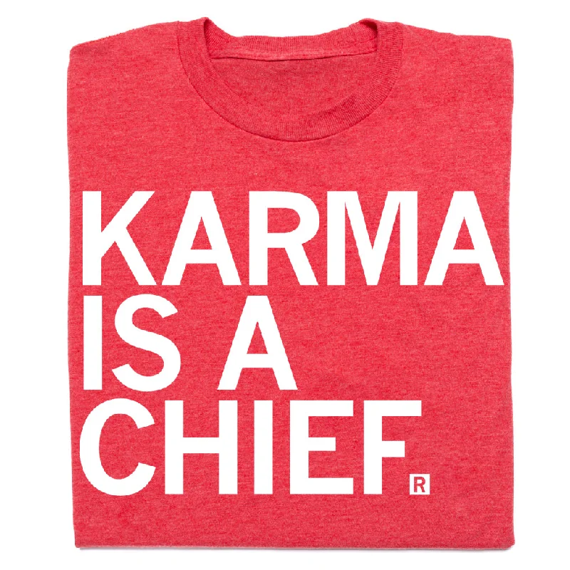 Soft Organic Cotton T-Shirt for Eco-Friendly Fashion-Karma Is A Chief