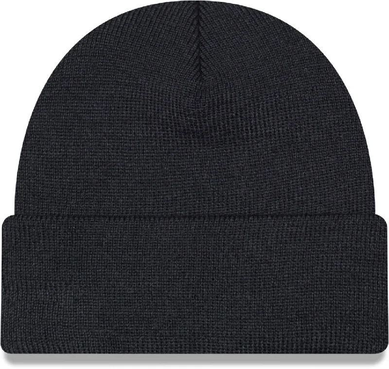 Customizable Hats for Group Events-New Era Navy Blue Short Cuff Knit Beanie