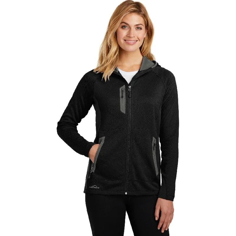 Military Jackets for Tactical Style-CLOSEOUT - Eddie Bauer Ladies Sport Hooded Full-Zip Fleece Jacket