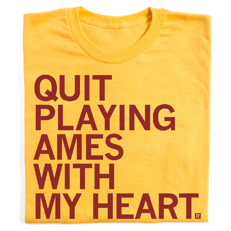 Breathable T-Shirt for Hot Weather-Ames With My Heart