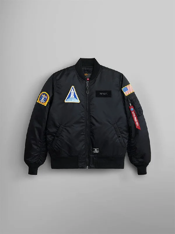 Leather Jackets for Bold Fashion-NASA MA-1 BOMBER JACKET GEN II