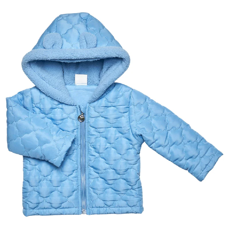 Reversible Hooded Jackets for Practicality-Baby Padded Microfibre Jacket (3-12m) 04JTC9191