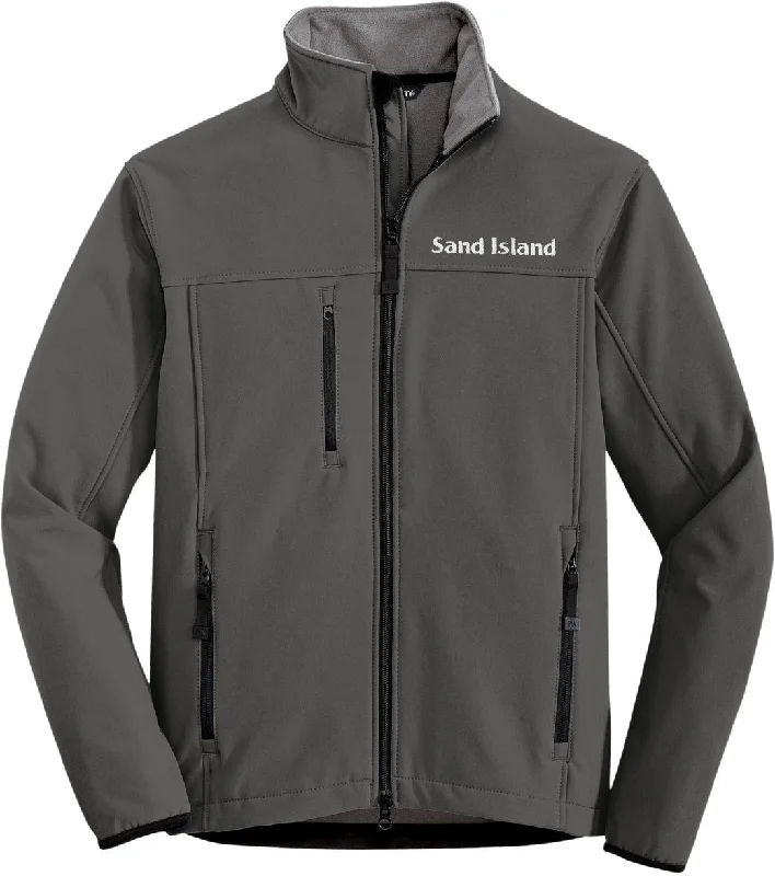 Soft Shell Jackets for Ultimate Comfort-Port Authority Tall Glacier Soft Shell Jacket