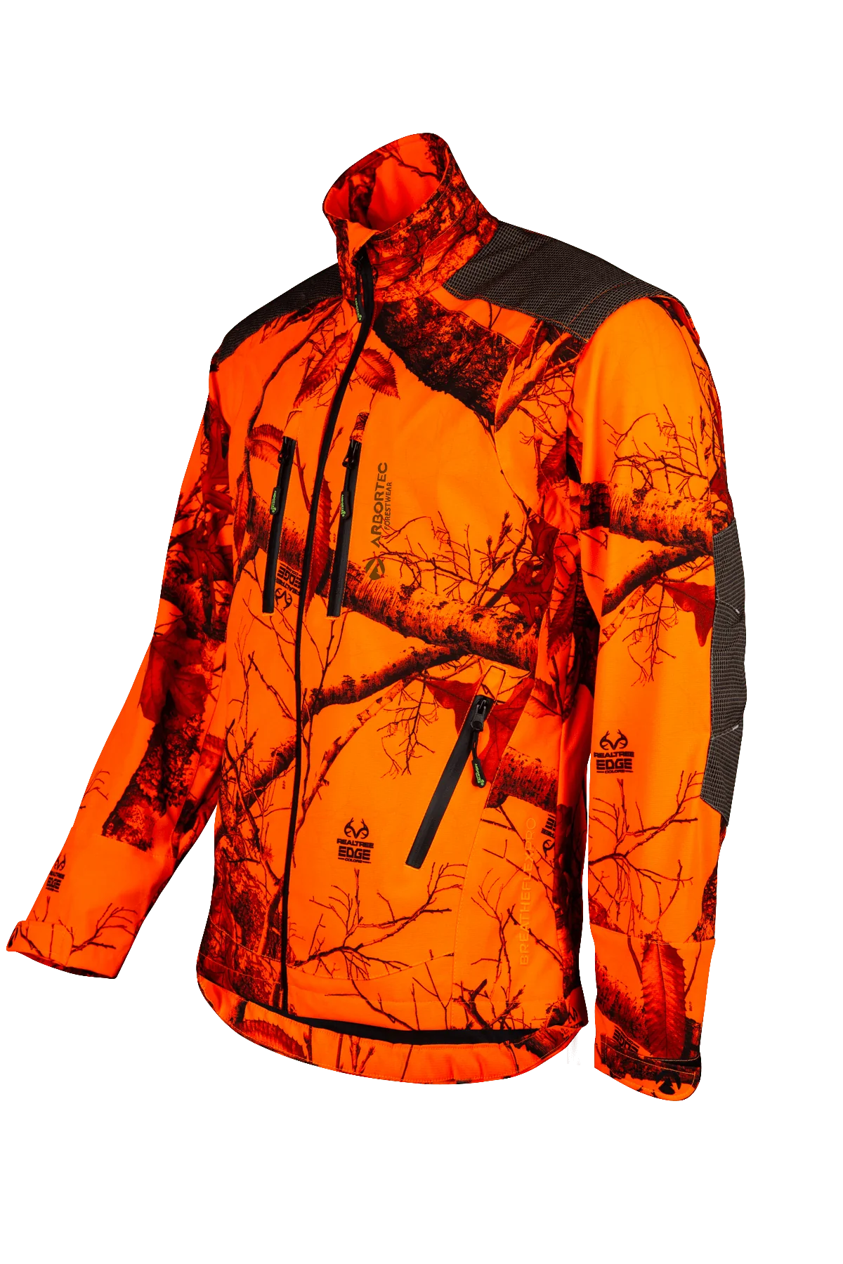 Stylish Parkas for Winter Fashion-Breatheflex Pro Realtree Orange Work Jacket