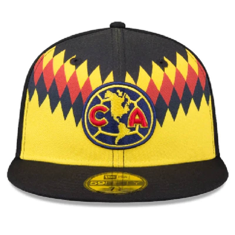 Vintage Hats for Retro Fashion-CLUB AMERICA NEW ERA OFFICIAL FITTED 59FIFTY-