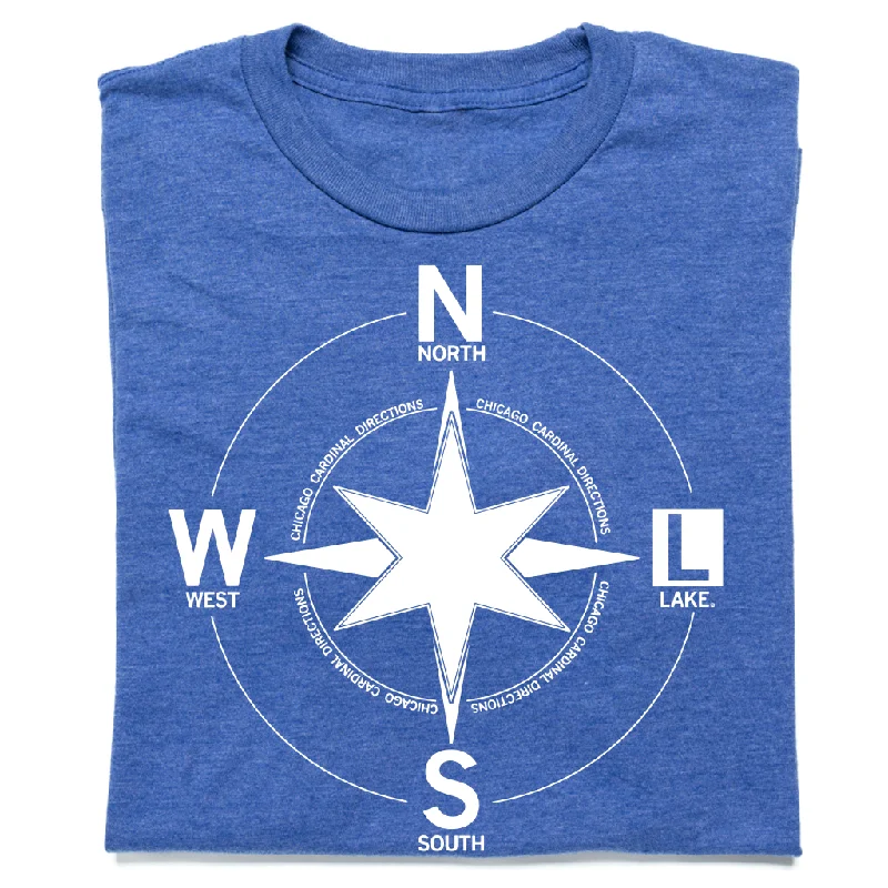 Affordable T-Shirt for Budget-Friendly Fashion-Chicago Cardinal Directions