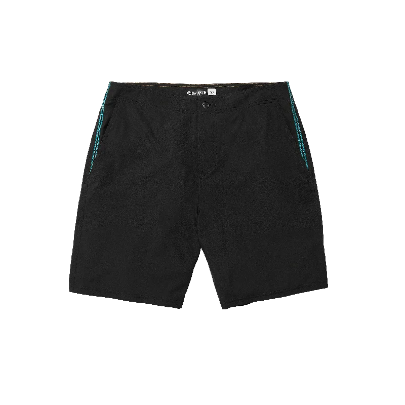 Summer Vacation Shorts for Comfort and Style-Pocketeer Hybrid Shorts - Black