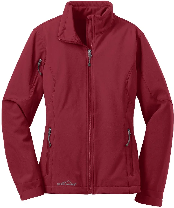 Soft Fleece Jackets for Cold Mornings-CLOSEOUT - Eddie Bauer Ladies Soft Shell Jacket