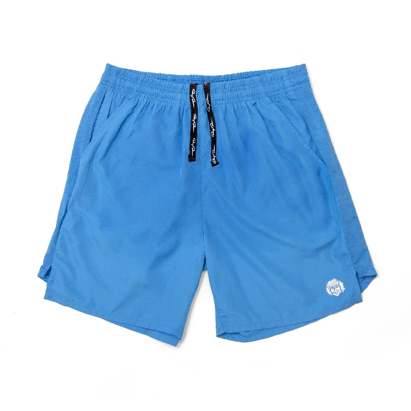 Customizable Shorts for Personal Style-Danny Duncan Blue Running Shorts