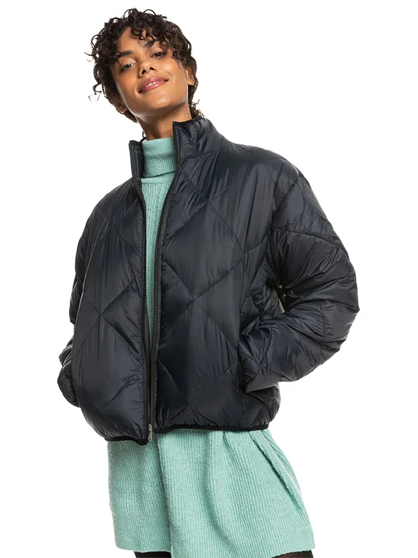 Relaxed Fit Jackets for Easy Movement-Wind Swept Lightweight Padded Packable Jacket