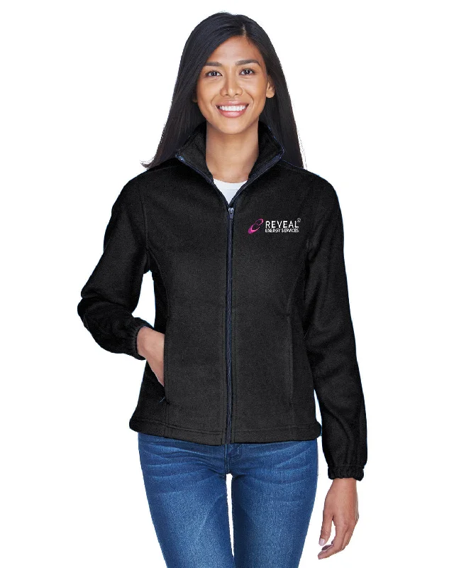 Fashion Jackets for Trendy Looks-UltraClub Ladies Iceberg Fleece Full-Zip Jacket