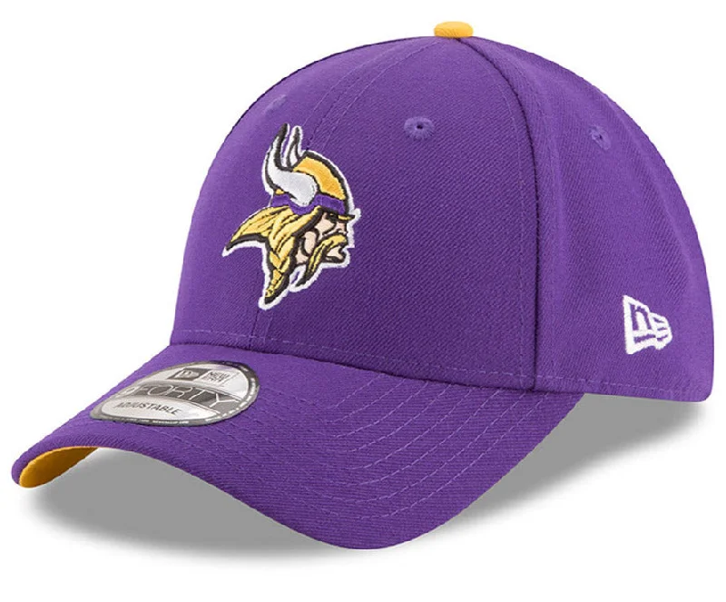 Baseball Caps for Casual Outfits-Minnesota Vikings New Era 940 The League NFL Adjustable Cap