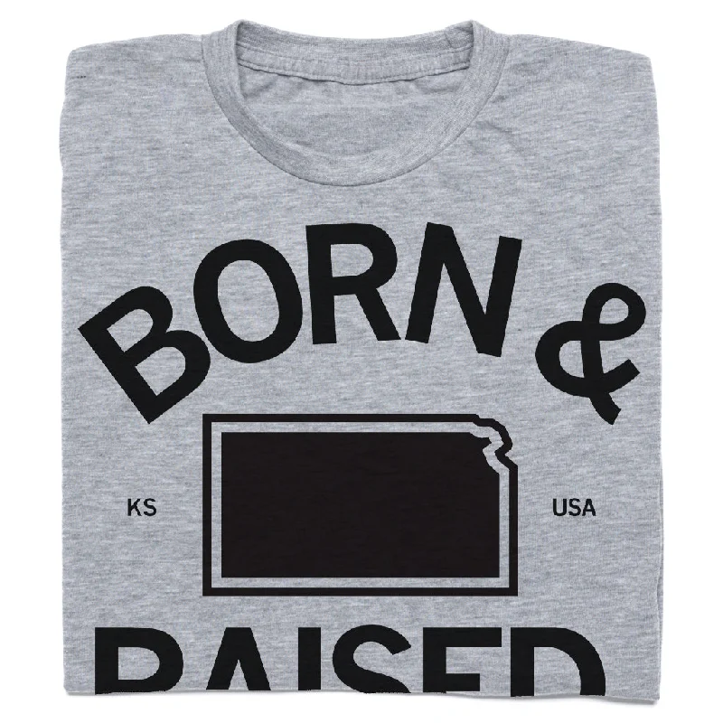 Premium Cotton T-Shirt for Everyday Wear-KS Born & Raised Grey