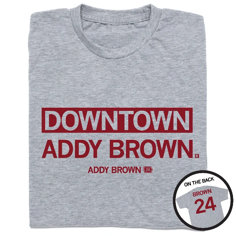 Cotton Blend T-Shirt for Softness-Downtown Addy Brown