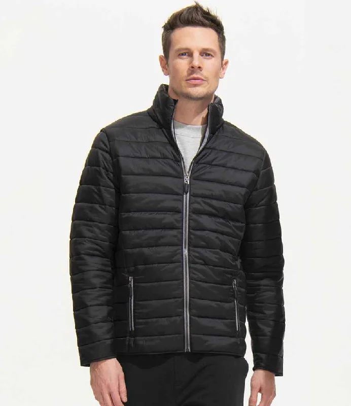 Zip-Up Jackets for Easy Layering-SOL'S Ride Padded Jacket