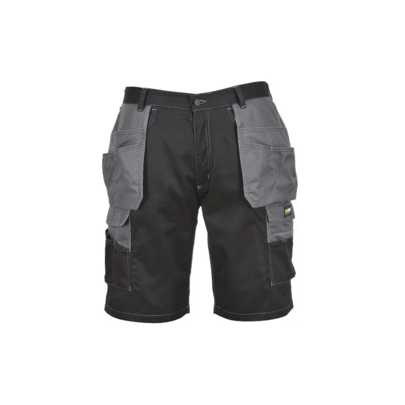 Running Shorts for Maximum Comfort-PORTWEST KS18 Granite Black Holster Shorts