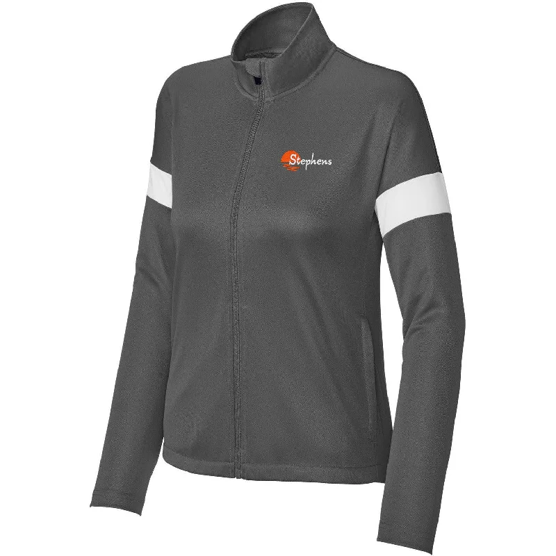 Rain Jackets for Wet Weather Protection-Sport-Tek Ladies Travel Full-Zip Jacket