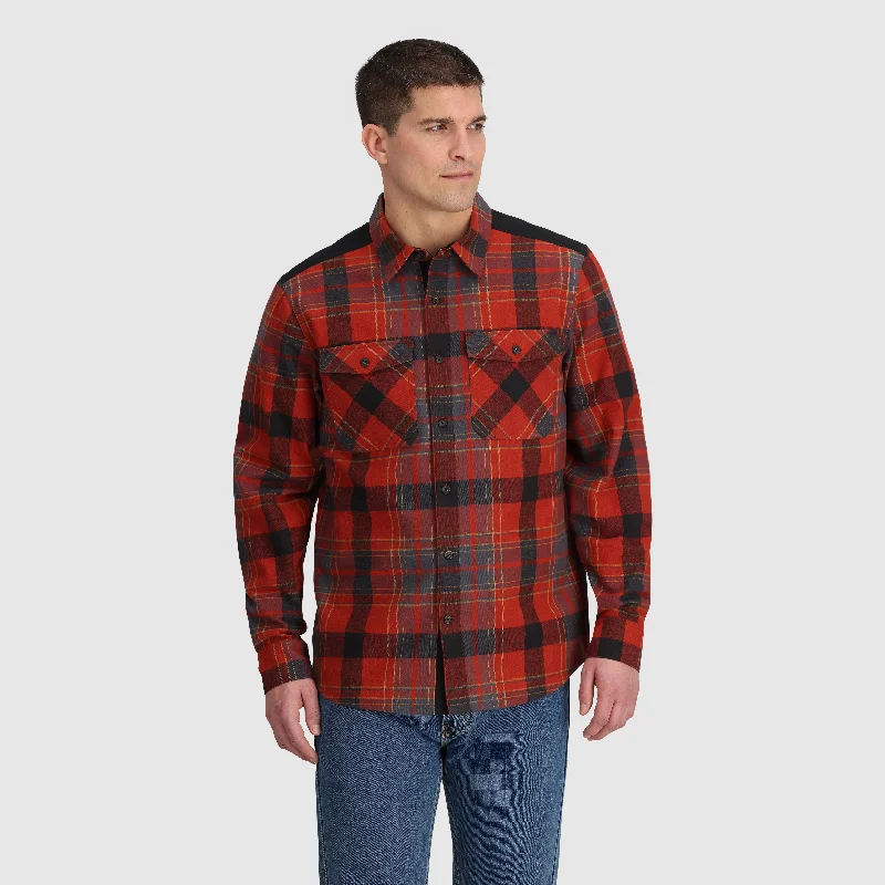 Outdoor Jackets for Hiking and Camping-Men's Wallingford Flannel Shirt Jacket