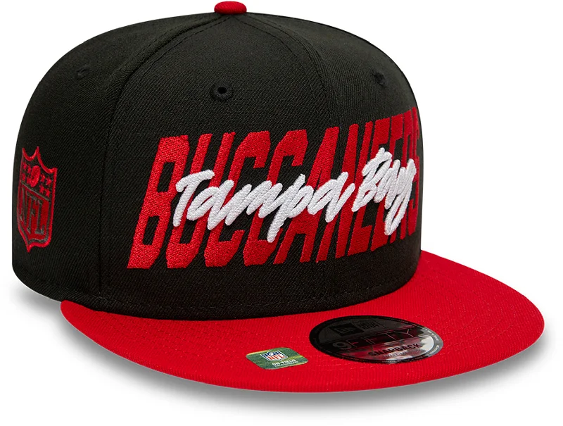 Custom Logo Hats for Promotional Use-Tampa Bay Bucaneers New Era 9Fifty NFL Draft 2022 Snapback Cap