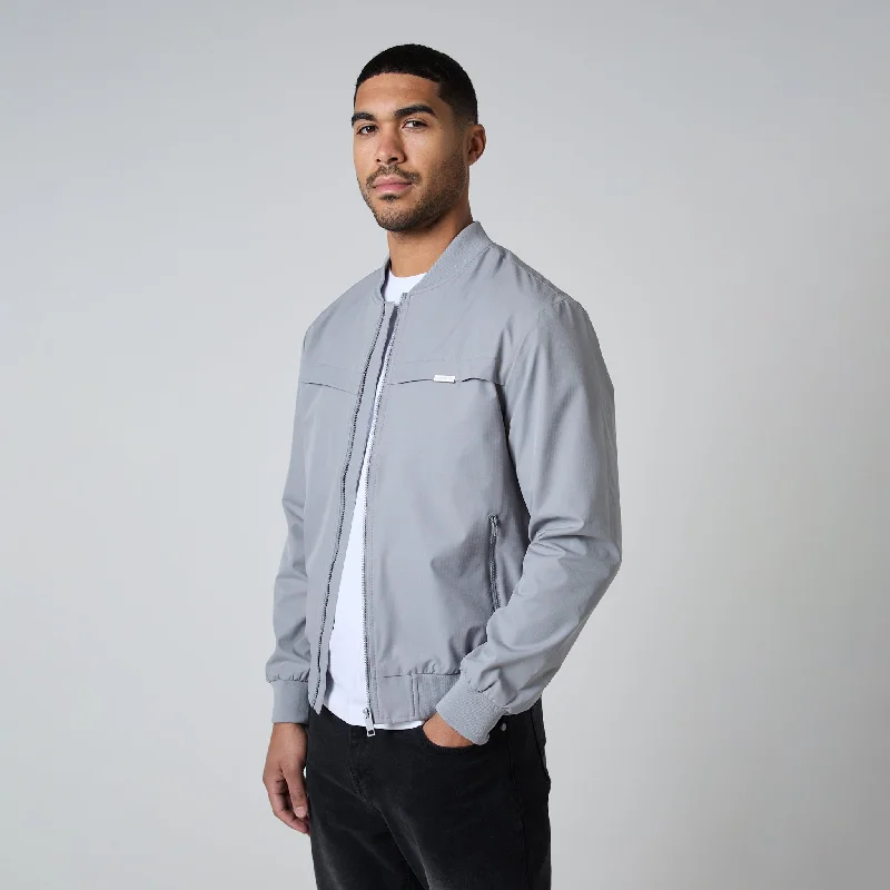 Cozy Jackets for Weekend Wear-Ripstop Bomber Jacket | Frost Grey