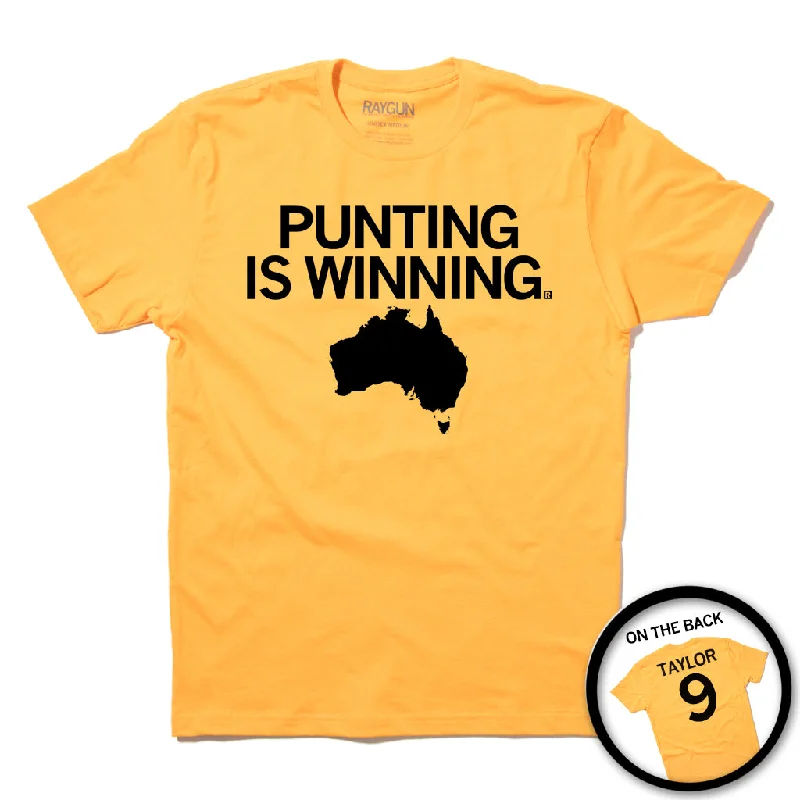 T-Shirt with Pocket for Added Style-Punting Is Winning Gold