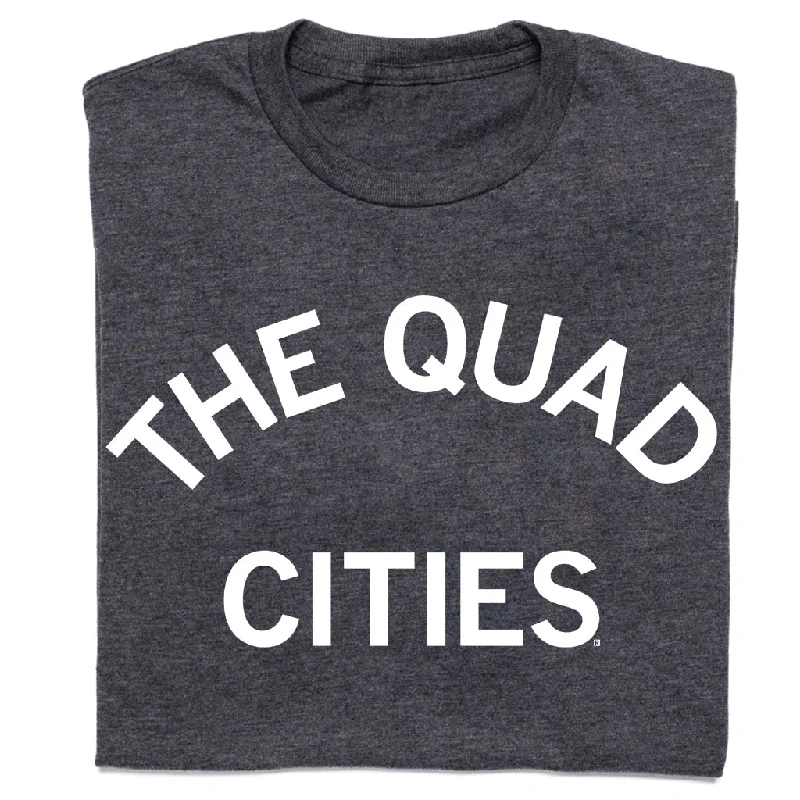 Fun Themed T-Shirt for Special Occasions-Quad Cities Curved Logo