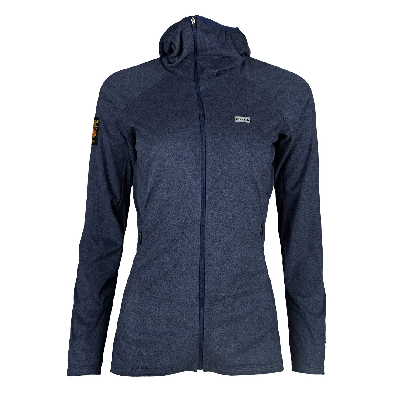 Designer Bomber Jackets for Stylish Looks-Paramo Womens Alize Fleece Jacket Indigo Blue Marl