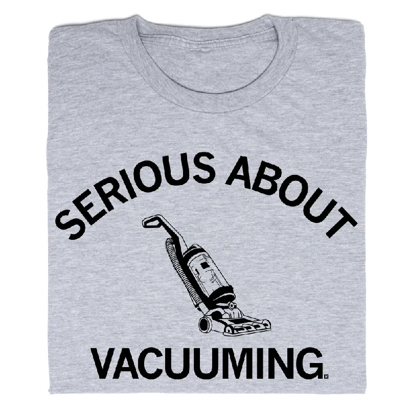 Classic Crew Neck T-Shirt for Timeless Appeal-Serious About Vacuuming