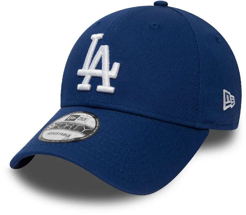 Wool Hats for Winter Warmth-Los Angeles Dodgers New Era 9Forty League Basic Royal Blue Baseball Cap