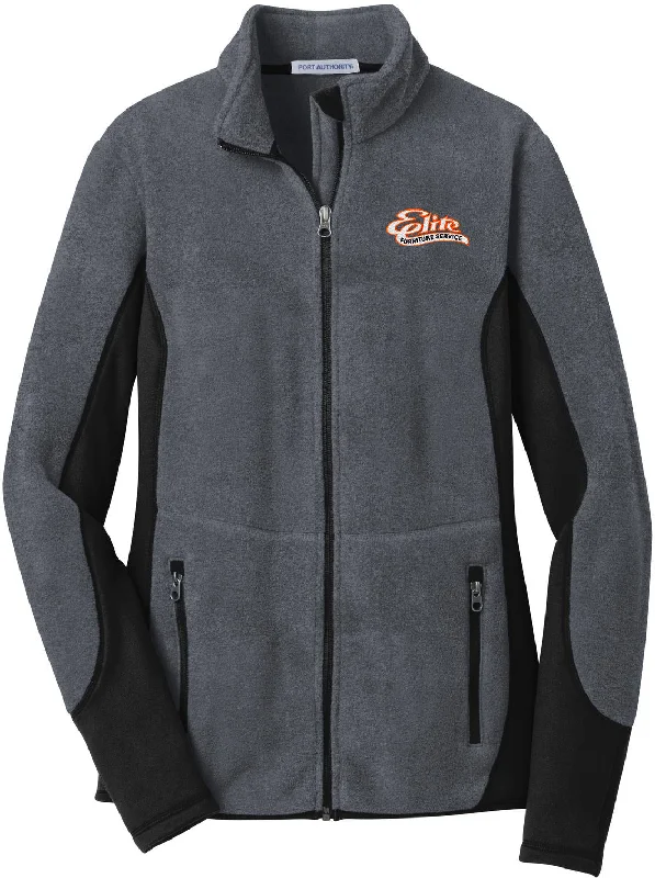 Hooded Jackets for Extra Comfort-Port Authority Ladies R-Tek Pro Fleece Jacket