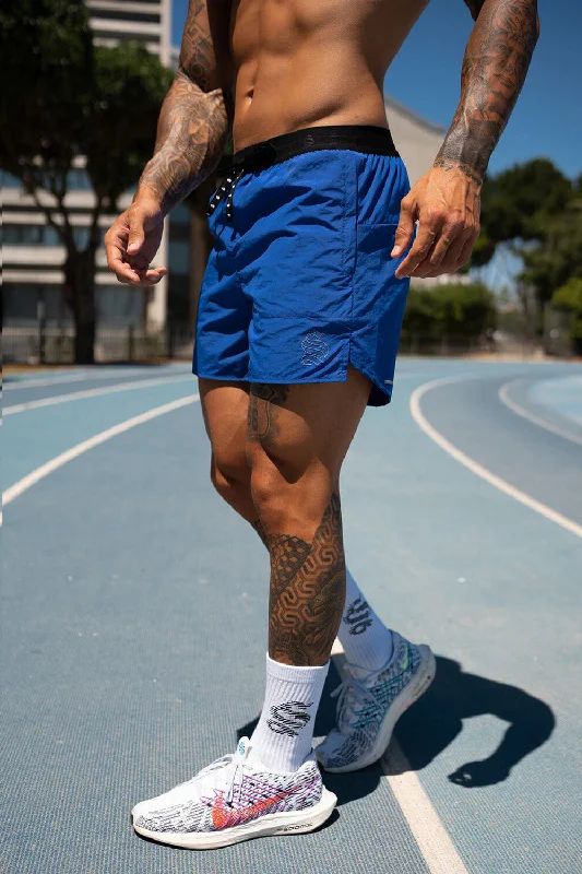 Custom Printed Shorts for Unique Style-Aero Shorts - Blue