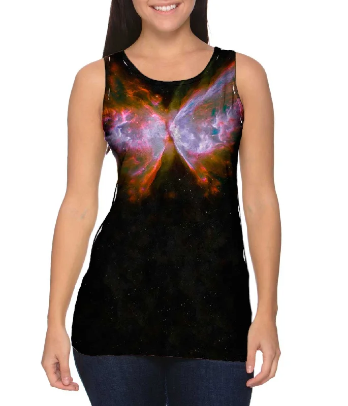 Breathable Vests for Summer Days-Space Galaxy Butterfly Nebula