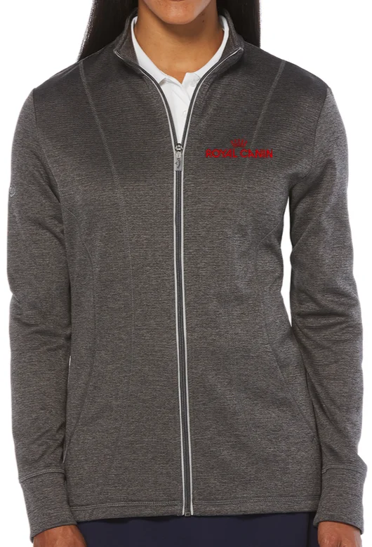 Cozy Jackets for Weekend Wear-Callaway Ladies' Full Zip Waffle Fleece Jacket