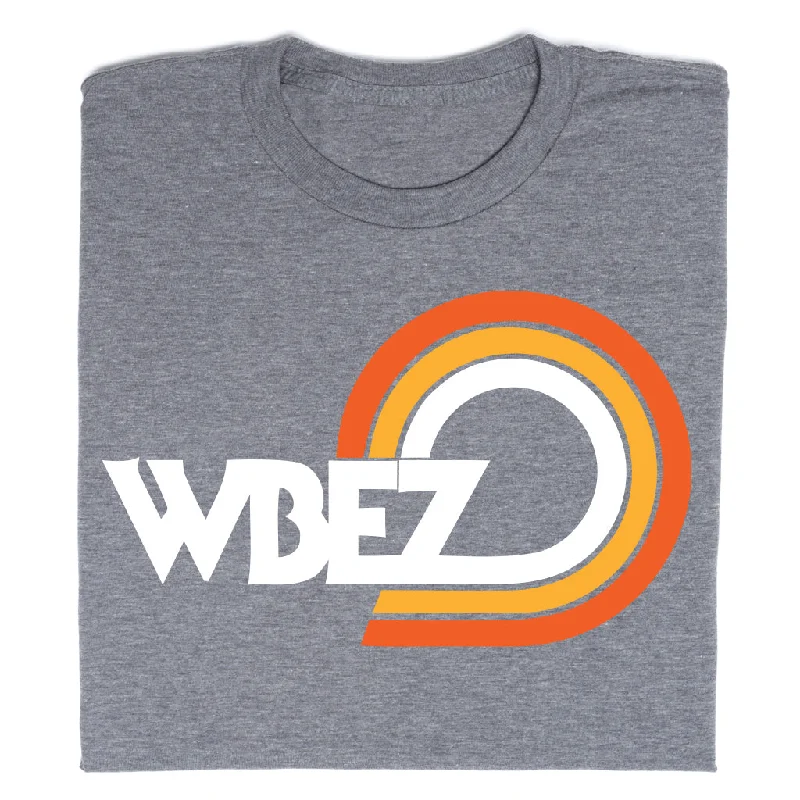 Everyday Basic T-Shirt for Versatile Outfits-WBEZ Vintage Logo Grey