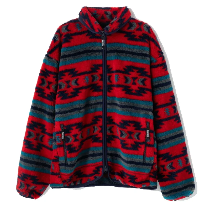 Winter Jackets for Snowy Conditions-Wild Things Boa Jacket Print